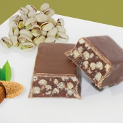 Reep chocolade amandel pistache